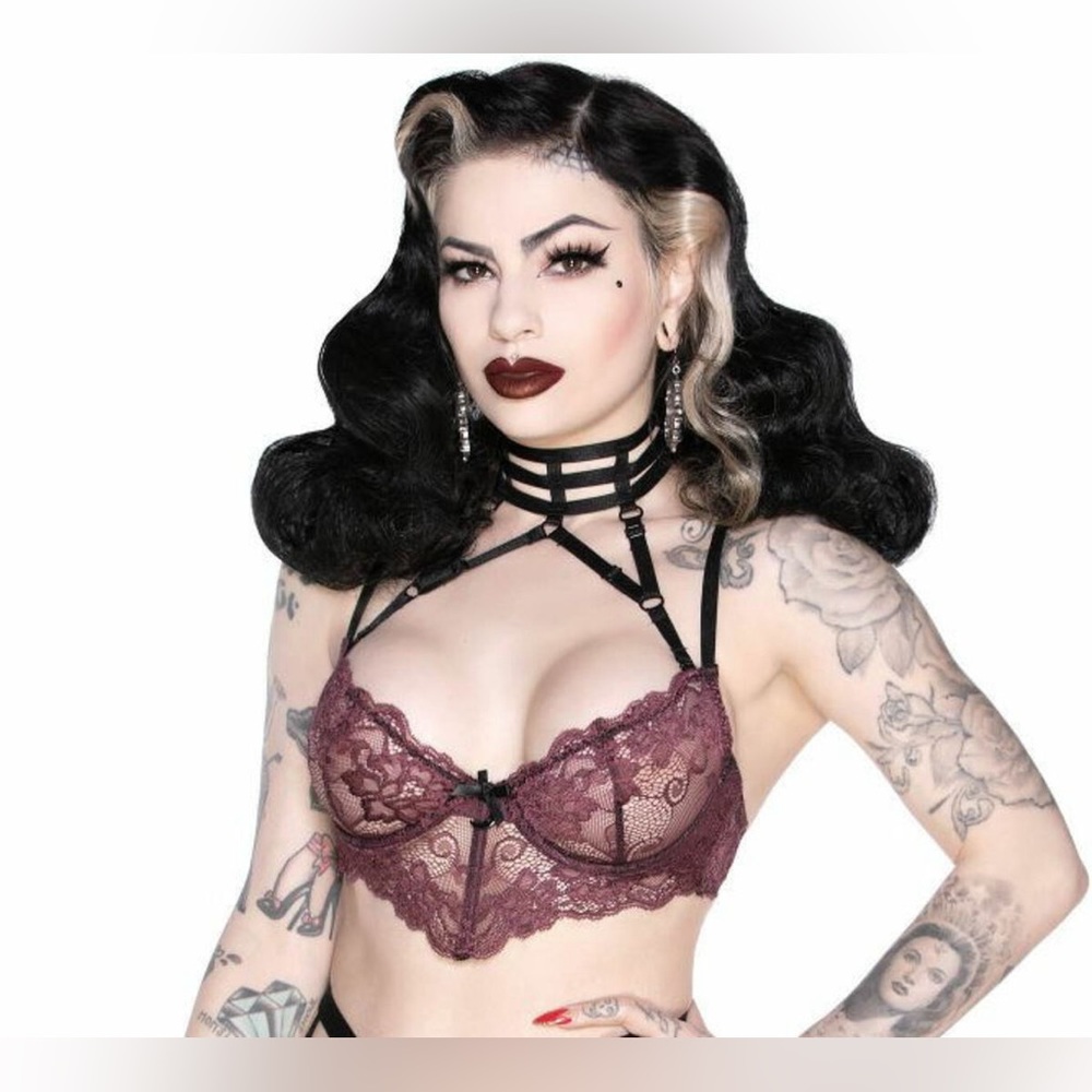 Killstar Tortured Souls Set in color Wine NWT S/XS